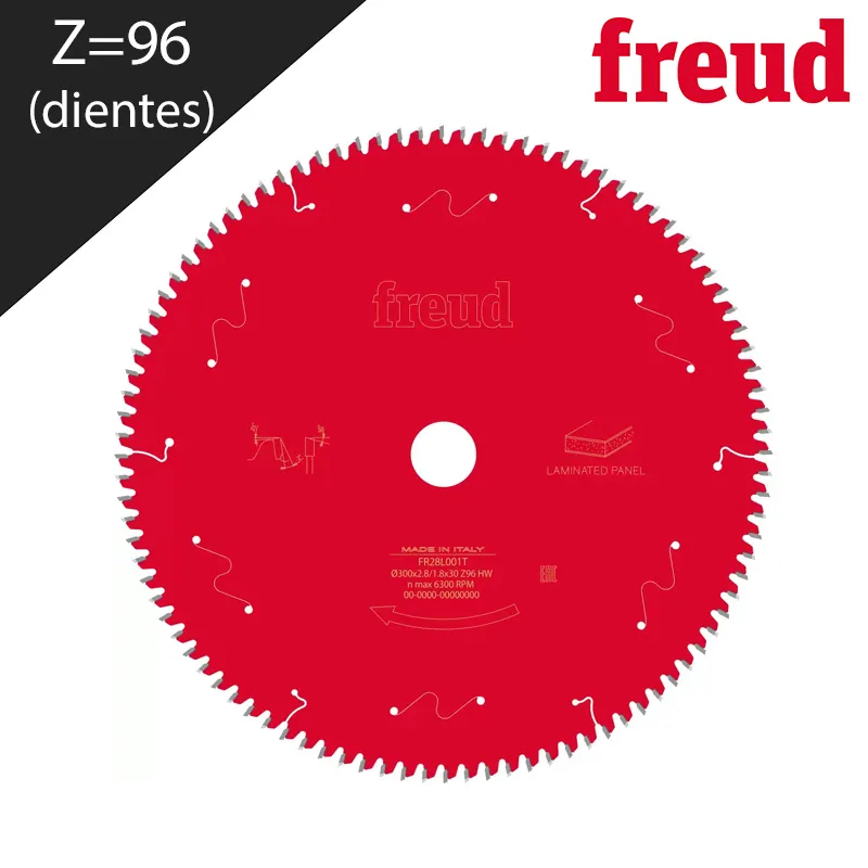 Imágen Disco Sierra 12 pulgadas (300mm) 96 Dientes Alt Neg.
